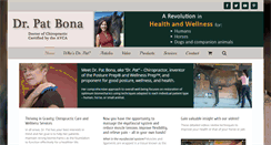 Desktop Screenshot of drpatbona.com